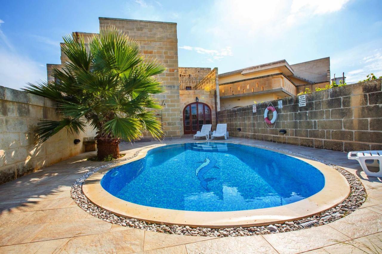 Il-Veduta Holiday Farmhouse With Sunny Private Pool In Island Of Gozo Għarb Exteriér fotografie